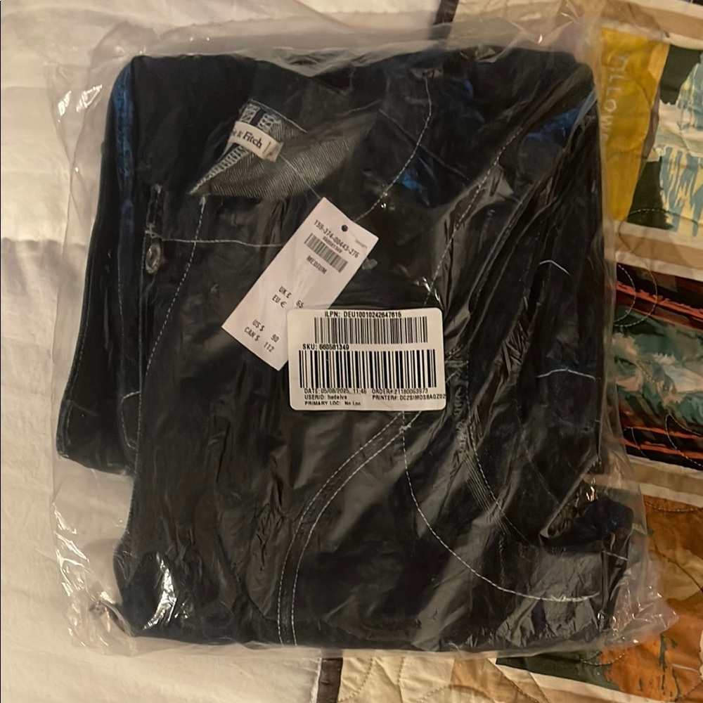 Abercrombie & Fitch Denim Mini Dress - Dark Blue - Picture 5 of 5